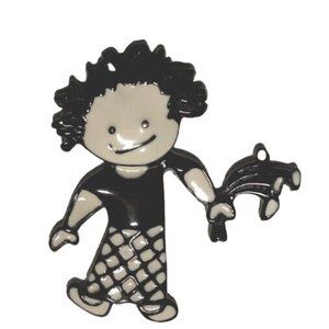 Papel Giftware Children Of The Inner Light Nurse Pin Brooch Signed Marci Girl